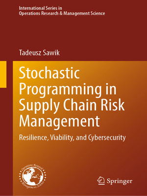 cover image of Stochastic Programming in Supply Chain Risk Management